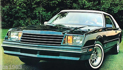 1981 DODGE MIRADA Dealer Sales Brochure / Catalog with Color Chart: CMX, - Изображение 1 из 4