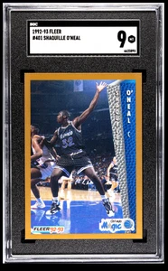 DA108937 1992/93 FLEER SHAQUILLE O'NEAL RC SGC 9 - Bild 1 von 2