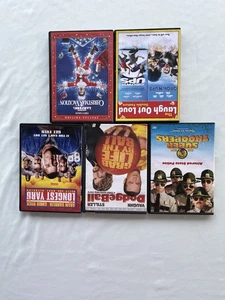 5 Comedy DVDs Grown Ups 1&2/Longest Yard/Dodge Ball/Super Troopers/Christmas Vac - Picture 1 of 4