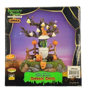 TESTED! WORKS! Lemax Spooky Town "Garbage Ghoul" 54318 Retired Table Accent 2005 - Picture 1 of 12