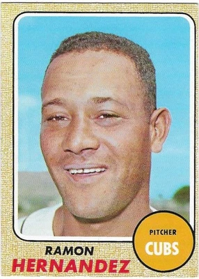 1968 TOPPS - #382 RAMON HERNANDEZ (CUBS)!! GREAT CARD!! - Image 1 of 2