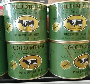 Ghee GOLD MEDAL Pure Butter Ghee 400g (14.11 oz) Pure 100% سمن حليب بقري نقي - Picture 1 of 3