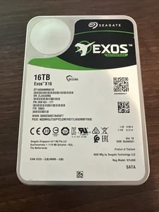 Seagate Exos 16 TB 3.5 Inch (ST16000NM001G) Internal Desktop Drive - Photo 1/3