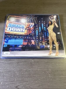 Sasha Banks Signed 8x10 Jsa Cert Wwe Nxt Aew  - Picture 1 of 1