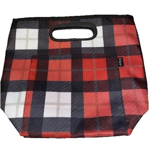 31 Thirty One CHECK MATE Rojo Cuadros Almuerzo Bolsa Enfriadora Térmica Retirada Usada en Excelente Condición - Imagen 1 de 4