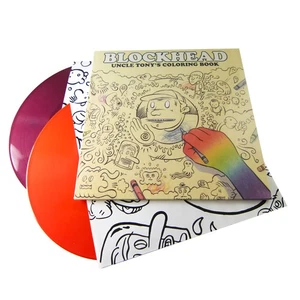 Blockhead - Uncle Tony's Coloring Book (2xLP) Orange and Purple - New Vinyl - Foto 1 di 2