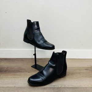 Botas Chelsea Cavalier de cuero negras para mujer talla 9 - Imagen 1 de 12
