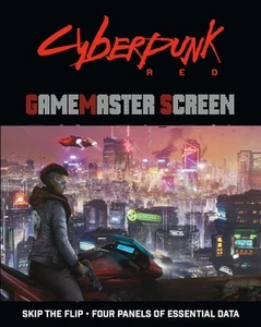 RPG Book Gamemaster Screen GM for Cyberpunk Red by R Talsorian Games INC NEW - Picture 1 of 1