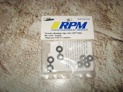 RPM Oversized Bearings Associated 3/16" Axles (Must Use 70272) Set 7028 / 70280 - Image 1 of 2