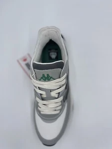Kappa authentische Unisex 6 Pro grau-weiß cremegrün verblasste Schuhe Größe US 9 381D3QW - Bild 1 von 7