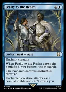x1 Fealty to the Realm R MTG Commander: Der Herr der Ringe: Tales of Middle-E - Bild 1 von 1