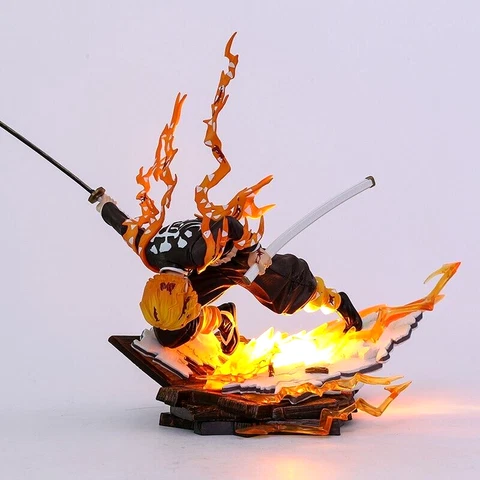 Demon Slayer Zenitsu Agatsuma Ultimate Sleeping Attack Statue 28cm Figure In Box Cover