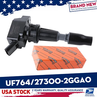 Bobinas de encendido negras calidad OEM UF764/27300-2GGA0 1 pieza para Genesis G90 2017-2020 Foto 1 de 4