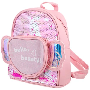 Elementary School Backpack Sequin Bookbag Glitter Backpack Girls - Picture 1 of 12