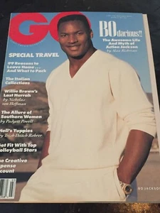 GQ magazine 1990, Bo Jackson, David Lynch, Joyce Carol Oates, Willie Brown - Bild 1 von 1