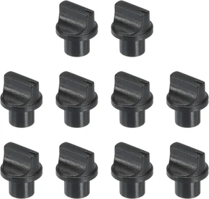 Black 10PCS 6mm Range Control Knob for Amplifiers & Stereos, 180° Handle - Picture 1 of 12