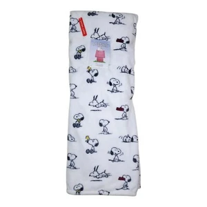 Peanuts Snoopy Extra Long Pet Plush Throw Blanket 60x70 Berkshire White & Black - Picture 1 of 6