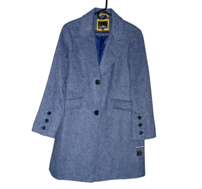 Sam Edelman женщин на пуговицах темно-синий пальто размер XL новый без ярлыков - Изображение 1 из 4