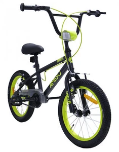 16 Zoll Kinderfahrrad Jungenfahrrad Kinder Kinderrad Bike Fahrrad BMX Gelb - Bild 1 von 8