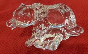 Princess House Crystal Glass Grizzly Bear Wonders of the Wild, Made in Germany - Picture 1 of 6