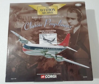 CORGI AA31001 Northwest Airlines Boeing Stratocruiser 1:144 AVIATION Archive - Image 1 of 4