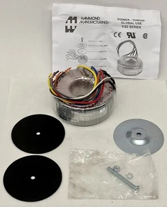 Toroidal Power Transformer 115/230 VAC 225 VA Hammond 1182S12 - Picture 1 of 7
