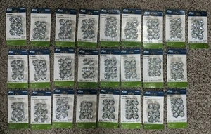 25 ganchos en S Blue Hawk 6 quilates 3/16" 36 lb chapados en zinc de alta resistencia 0656898 - Imagen 1 de 3