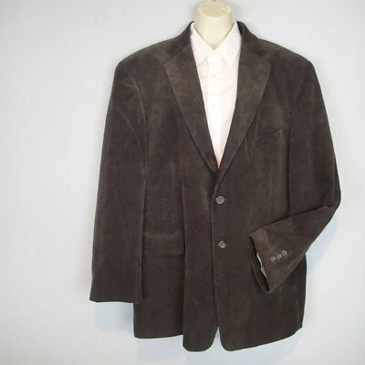 Abrigo deportivo Cianni Cellini para hombre talla 46R chaqueta marrón pana 2 botones  Foto 1 de 4