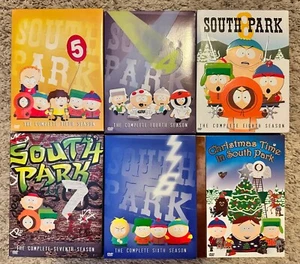 South Park DVD Collection SEASONS 4-8 & CHRISTMAS TIME IN SOUTH PARK LIKE NEW - Imagen 1 de 1