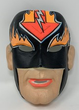 Vintage 60s Neon Halloween Wrestler Mask