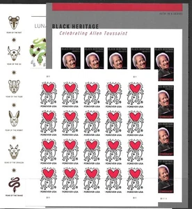 1st 3 IMPERF.  (NO DIE-CUT) 2025 Issues/ Panes of 20, MNH--5952a, 5953a, 5957a - Picture 1 of 4