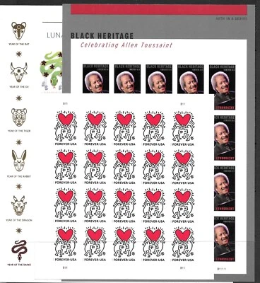 1st 3 IMPERF.  (NO DIE-CUT) 2025 Issues/ Panes of 20, MNH--5952a, 5953a, 5957a - Image 1 of 4