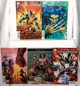 RETURN of WOLVERINE #1 - 5 | Steve McNiven Regular Cover A Set | Marvel Comics - Bild 1 von 7