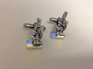 Microscopio Par de Gemelos, Corbata Deslizador o Juego Bodas Cumpleaños Hombres CH154 - Imagen 1 de 4