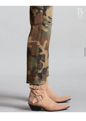 $1295 Brand New R13 Cowboy Buckle Boot 6   - Image 1 of 4