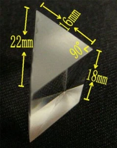 1PC Triple Glass Optical Prism for Control Fingerprint 18x22mm #T6 - Bild 1 von 4