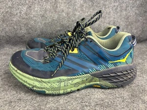 Hoka One One Speedgoat 3 Shoe Women's 10 Blue Running Comfort Trail Hike - Picture 1 of 11