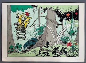 FRANQUIN - SILKSCREEN - LES MARSUPILAMIS EN BALADE - BREYDEL - 1987 - Picture 1 of 6