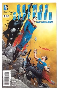 Batman Superman #2 ¡Los nuevos 52!  Firmado por Jae Lee (2013) DC Comics - Imagen 1 de 2