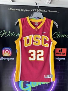 Authentic Nike USC Trojans #32 OJ Mayo Vintage NCAA College Basketball Jersey - Picture 1 of 5