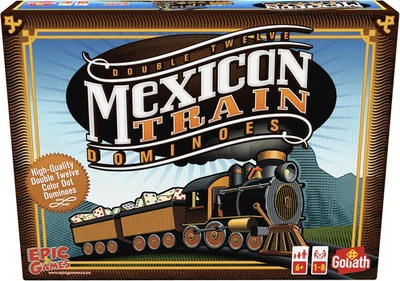 BESUCHE DEN GOLIATH-STORE Goliath - Mexican Train, Domino Spiel Ab 6 Jahren, Brettspiel Für 1 – 8 Spieler,