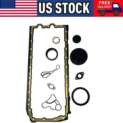 Fit BMW 335i 335xi 335is 435i 535i 640i Lower Gasket Set with Oil Pan. Gasket Foto 1 de 4