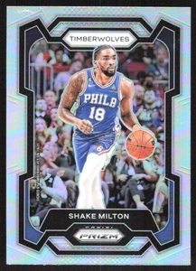 1228J 2023-24 Panini Prizm #215 Shake Milton Prizms Silver - Bild 1 von 2