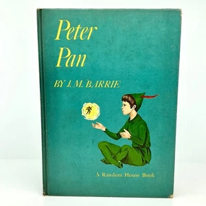 VTG 50's 1957  Peter Pan Hardcover Book By J.M Barrie Random House New York  ￼ - Bild 1 von 8