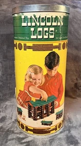 Vintage Original Lincoln Logs - Set No. 3C Approx. 129 Pcs. - Picture 1 of 6