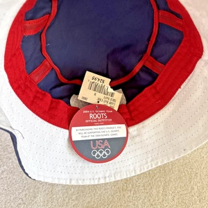 Fischerhut/Kappe USA Olympiade NEU mittelblau offiziell Spiele 2004 Athen Neu mit Etikett - Bild 1 von 11