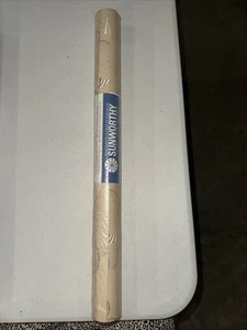 vintage sunworthy wallpaper Sk4907 Tan With Clouds Birds Sea Gulls 1 Double Roll - Picture 1 of 7