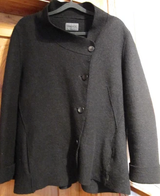 OSKA Wollwalk Jacke schwarz Gr. 2 - Bild 1 von 4