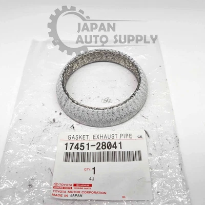 JUNTA DE TUBO DE ESCAPE ORIGINAL TOYOTA COROLLA CAMRY RAV4 SIENNA xB 17451-28041 Foto 1 de 4