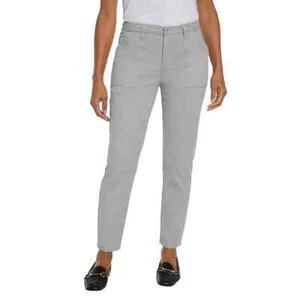 Banana Republic Ladies' High Rise Twill Pants - GRAY - Size 10 - New - 7s2 - Picture 1 of 4